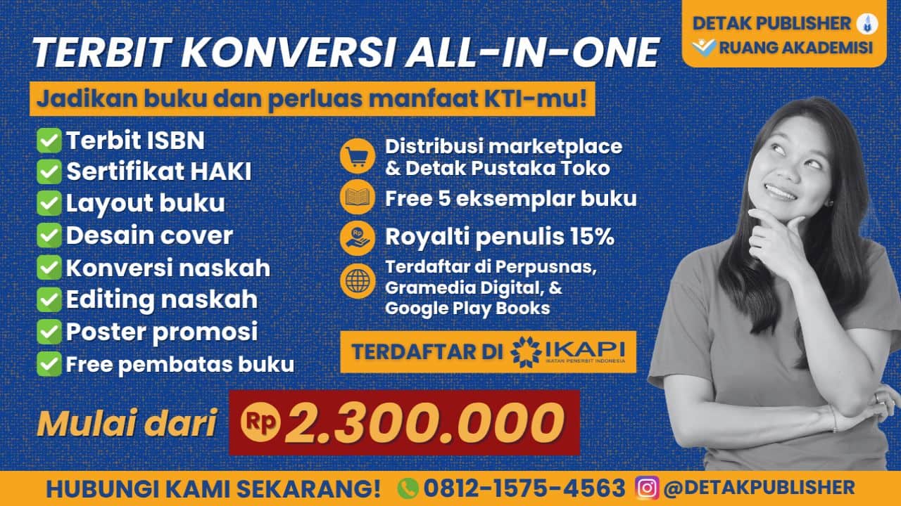 Jasa Penerbit Buku Anggota IKAPI, Kredibel, Proses Cepat, Murah dan Profesional