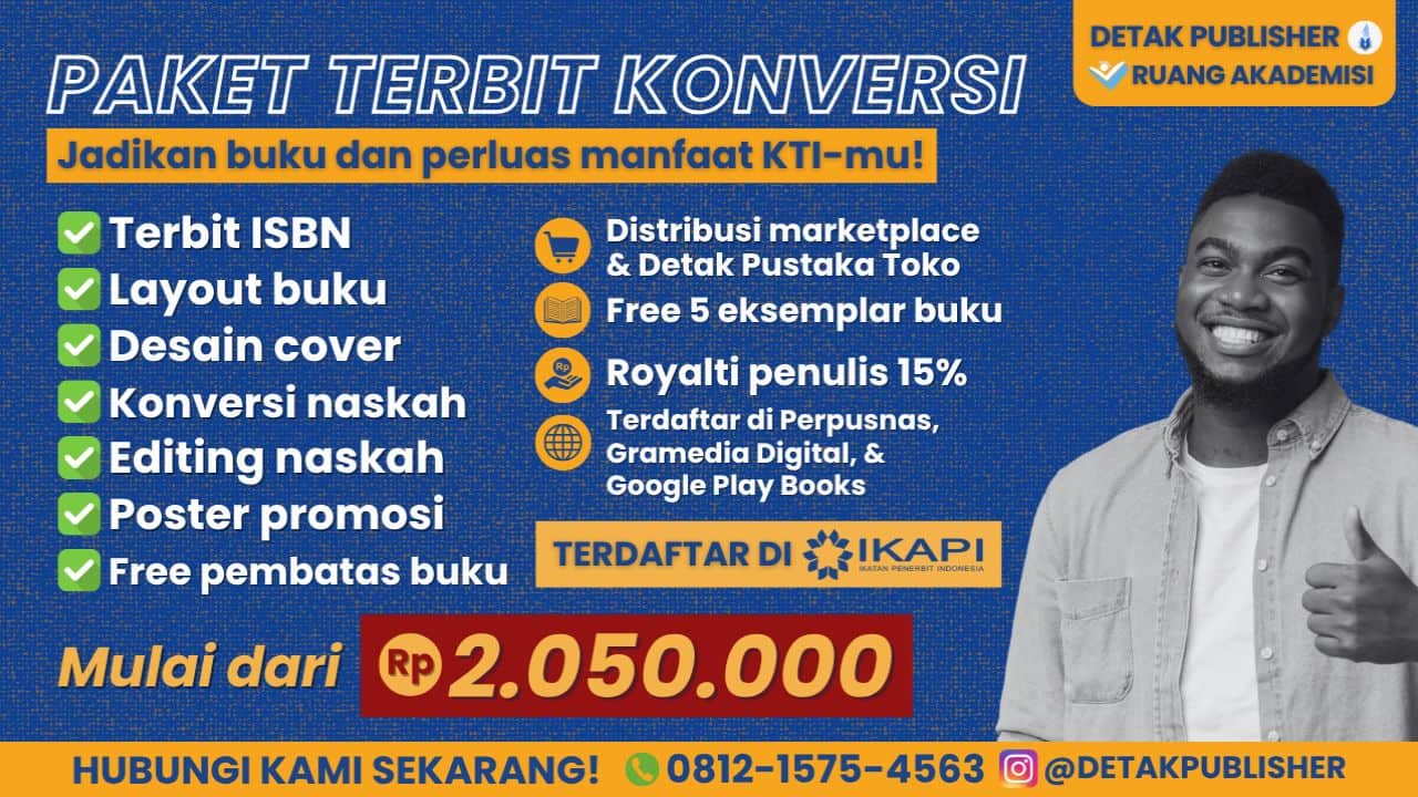 Jasa Penerbit Buku Anggota IKAPI, Kredibel, Proses Cepat, Murah dan Profesional