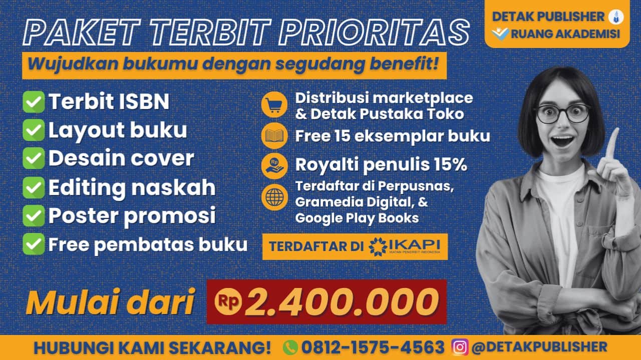 Jasa Penerbit Buku Anggota IKAPI, Kredibel, Proses Cepat, Murah dan Profesional