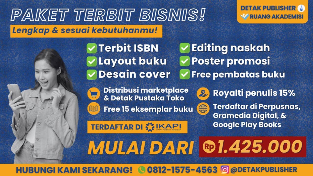Jasa Penerbit Buku Anggota IKAPI, Kredibel, Proses Cepat, Murah dan Profesional