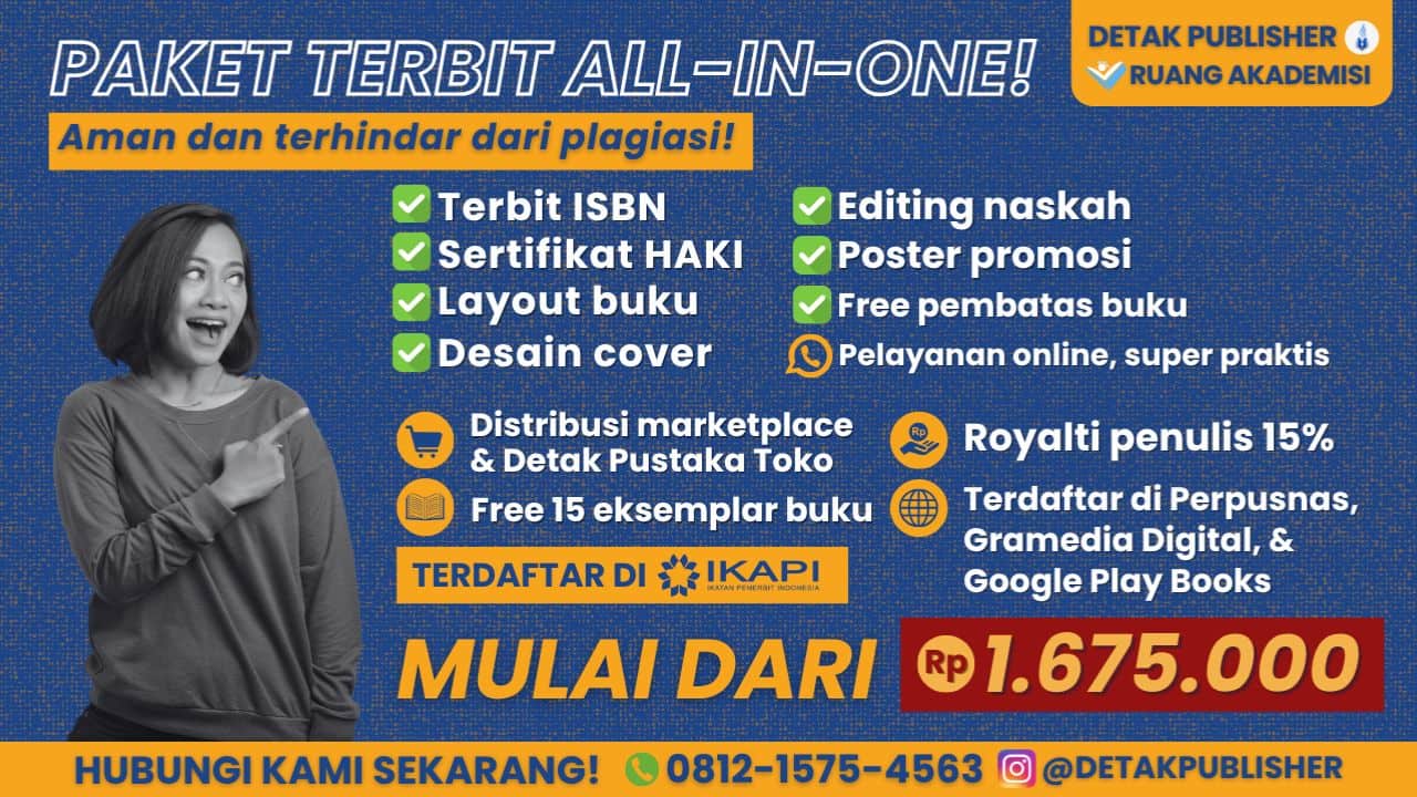 Jasa Penerbitan Buku Gratis HaKI dengan Proses Cepat dari Penerbit Anggota IKAPI